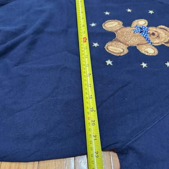 Lot of 2 Vintage USA Sweatshirts XL – Rivermen 90s Hockey & Teddy Bear - Picture 15 of 16